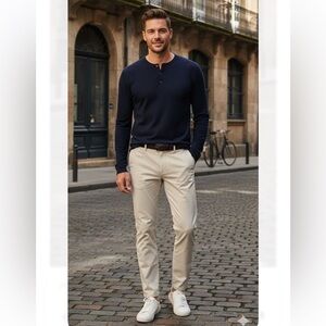 New Vuori Men’s Meta Pant Athletic Slim Fit 34” Birch Size 38 V430-L